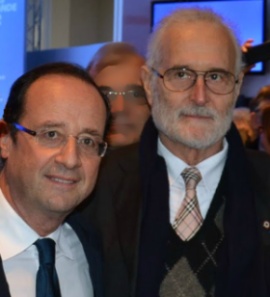 Paul Graf et François Hollande
