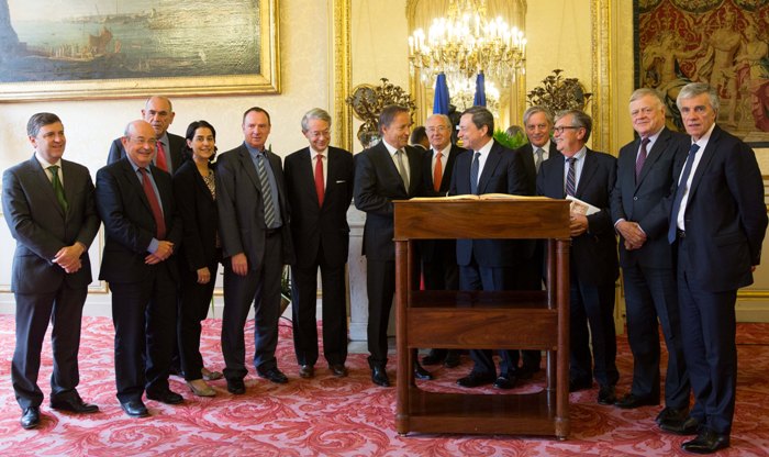 Mario Draghi au Sénat