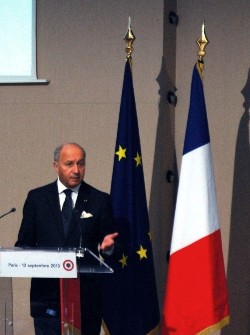 Laurent Fabius à l'AFE