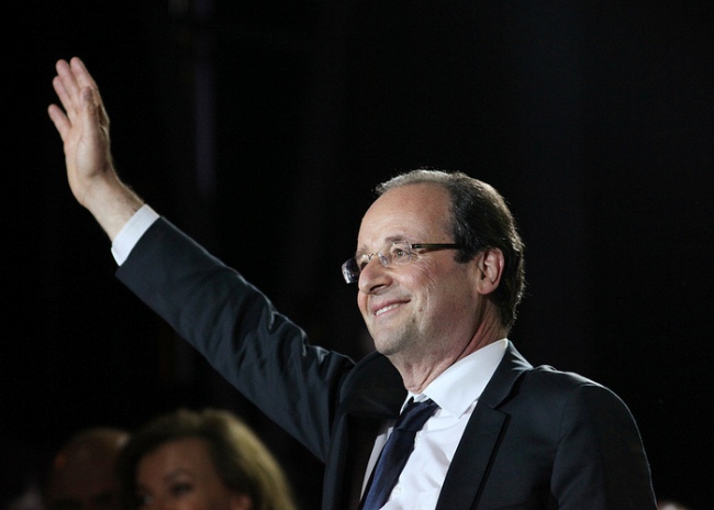 Hollande à Bastille (Photo PS)