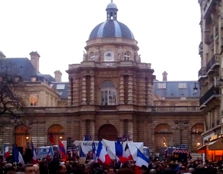 Manif arménienne au Sénat