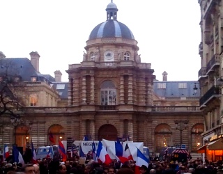 Manif arménienne au Sénat