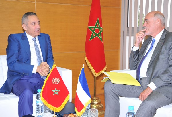 Avec  M. Moulay Hafid Elanany, Ministre de l’Industrie